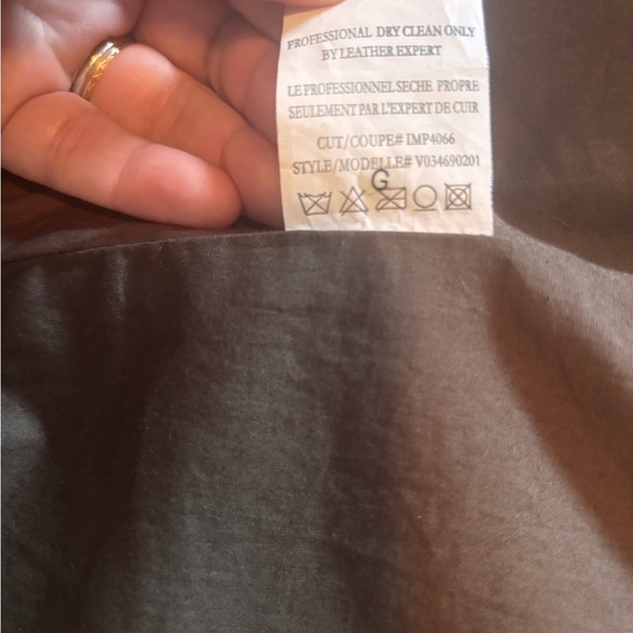 Vince Army Green Polished Cotton and Leather Utility Jacket XS - Picture 9 of 15